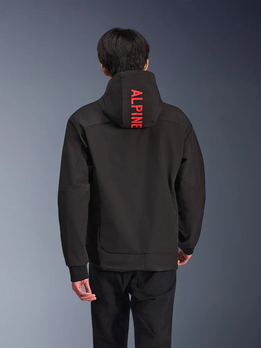 Alpinestars Radium Tech Kapuzenjacke | Black Bright Red