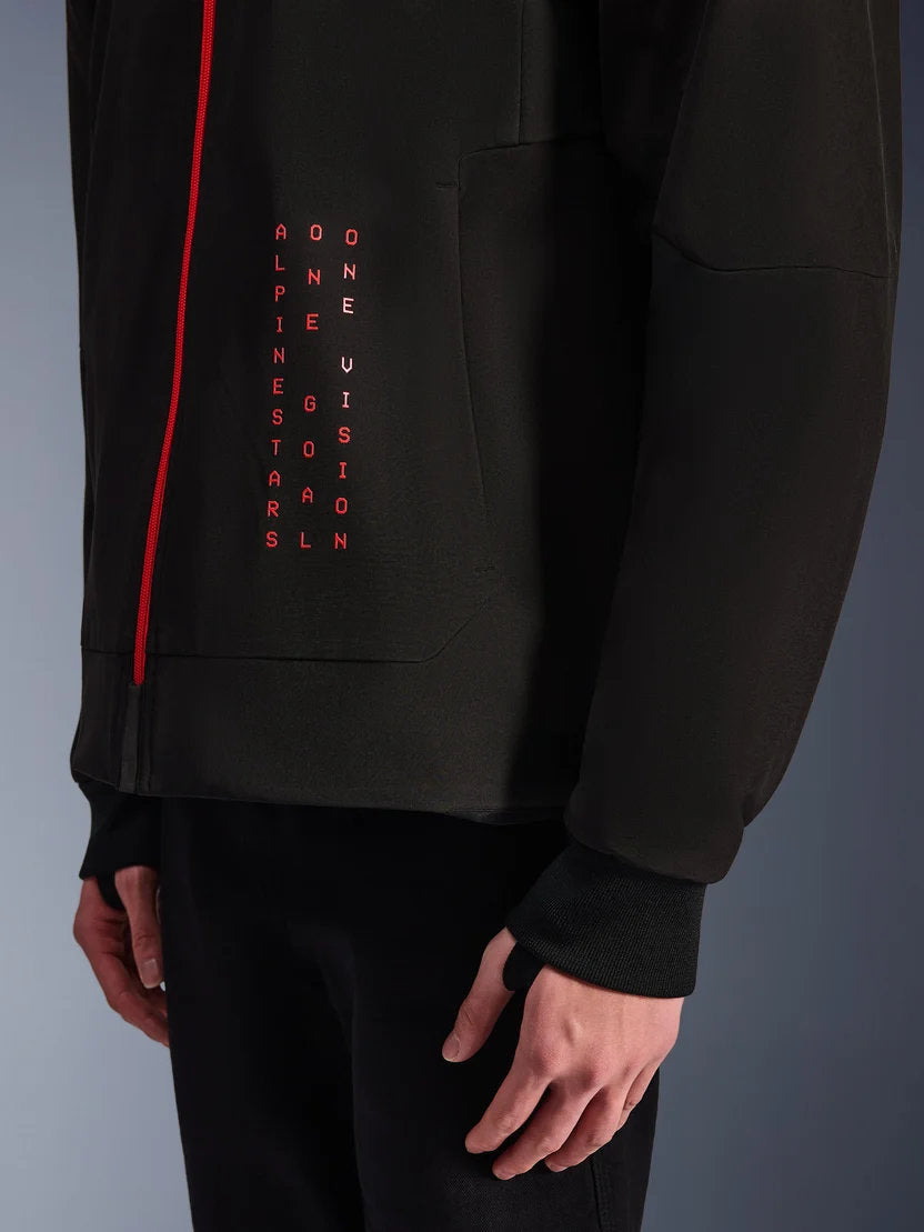 Alpinestars Radium Tech Kapuzenjacke | Black Bright Red