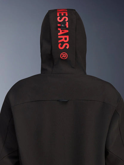 Alpinestars Radium Tech Kapuzenjacke | Black Bright Red