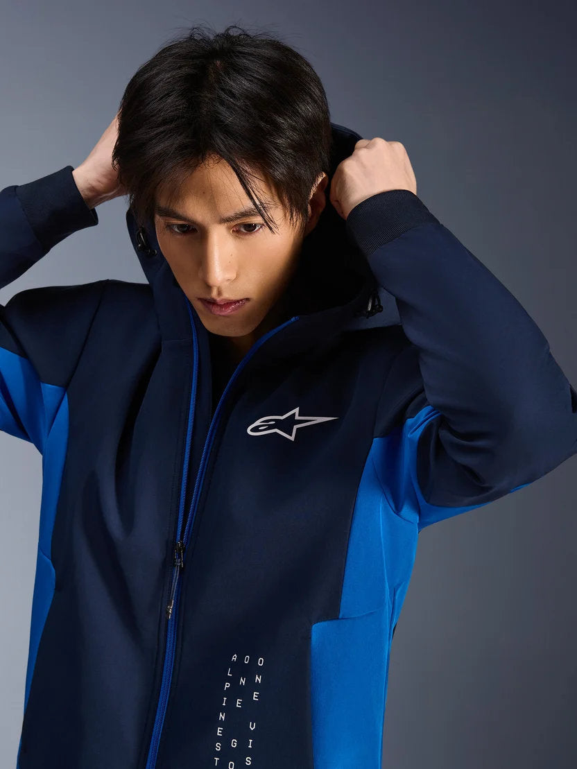 Alpinestars Radium Tech Kapuzenjacke | Night Navy Royal Blue