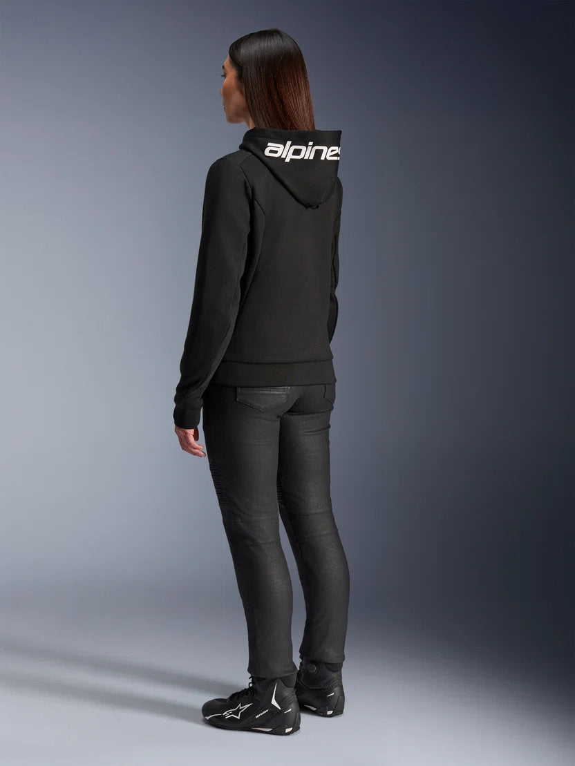 Alpinestars Stella Chrome V2 Sport Hoodie | Black White