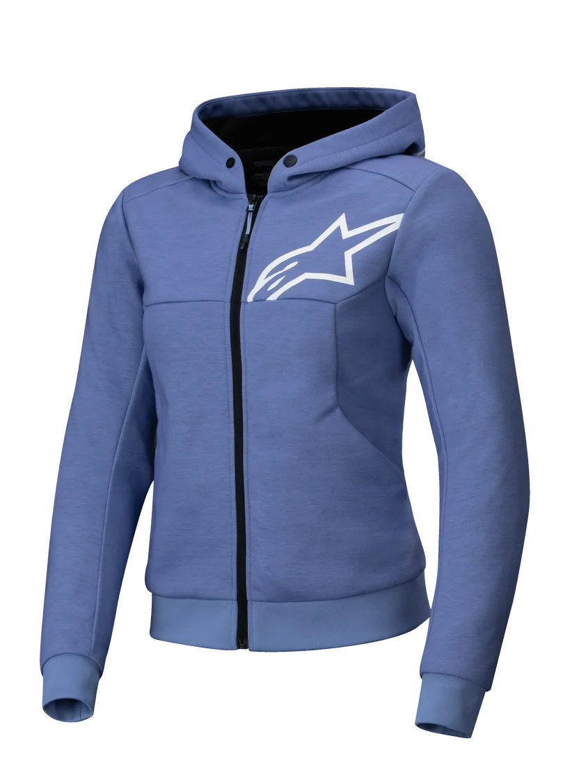 Alpinestars Stella Chrome V2 Sport Hoodie | Blue Violet White