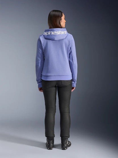 Alpinestars Stella Chrome V2 Sport Hoodie | Blue Violet White