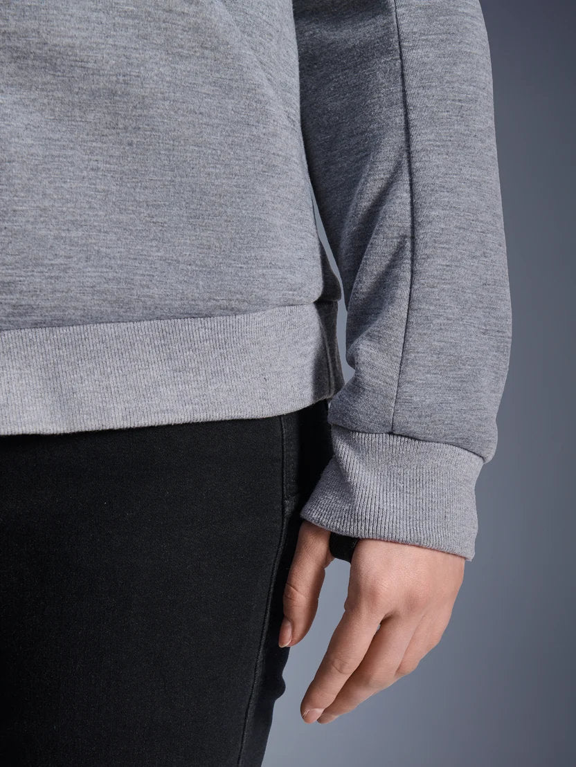 Alpinestars Stella Chrome V2 Sport Hoodie | Gray Heather Pink Fluo