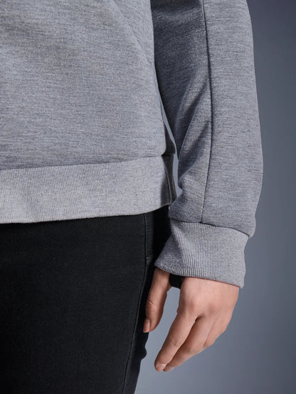 Alpinestars Stella Chrome V2 Sport Hoodie | Gray Heather Pink Fluo