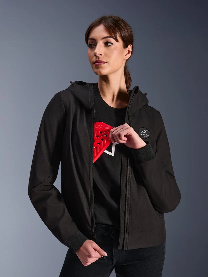 Alpinestars Stella Radium Tech Kapuzenjacke | Black