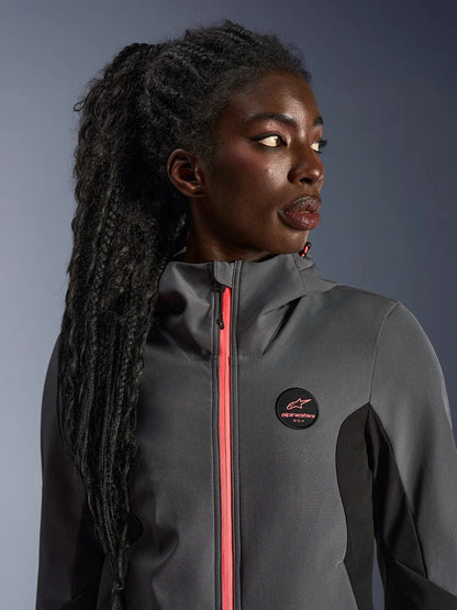Alpinestars Stella Radium Tech Kapuzenjacke | Deep Gray Black
