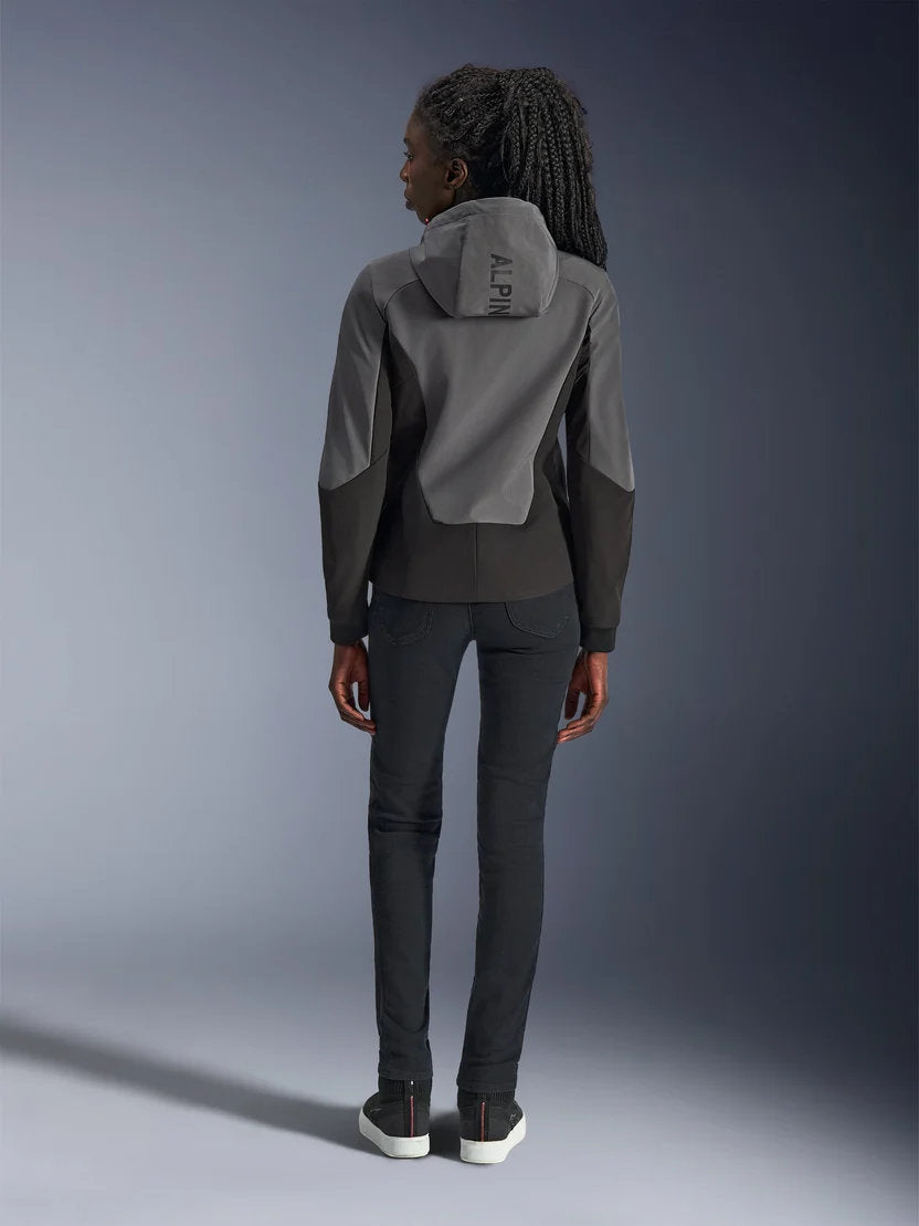 Alpinestars Stella Radium Tech Kapuzenjacke | Deep Gray Black