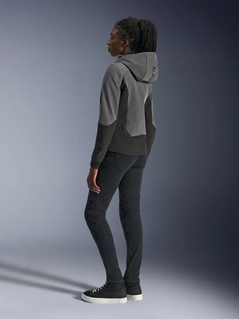 Alpinestars Stella Radium Tech Kapuzenjacke | Deep Gray Black