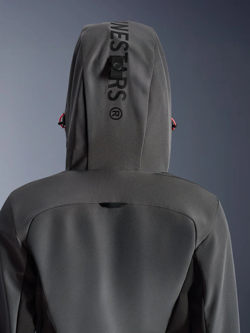 Alpinestars Stella Radium Tech Kapuzenjacke | Deep Gray Black