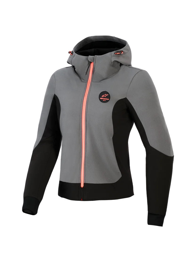 Alpinestars Stella Radium Tech Kapuzenjacke | Deep Gray Black