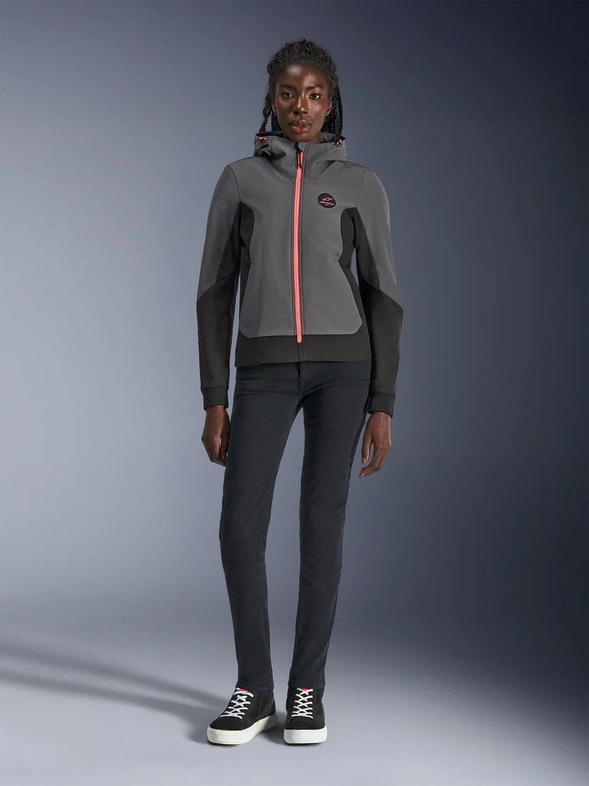 Alpinestars Stella Radium Tech Kapuzenjacke | Deep Gray Black