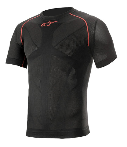 Alpinestars Ride V2 Funktionsunterhemd Sommer Kurz | Black Red
