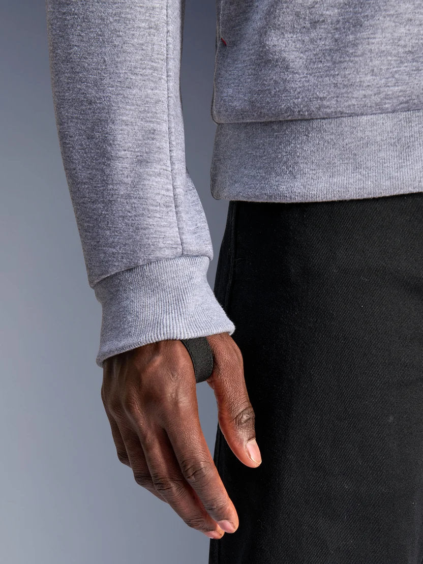 Alpinestars Chrome V2 Sport Hoodie | Gray Heather Red Fluo