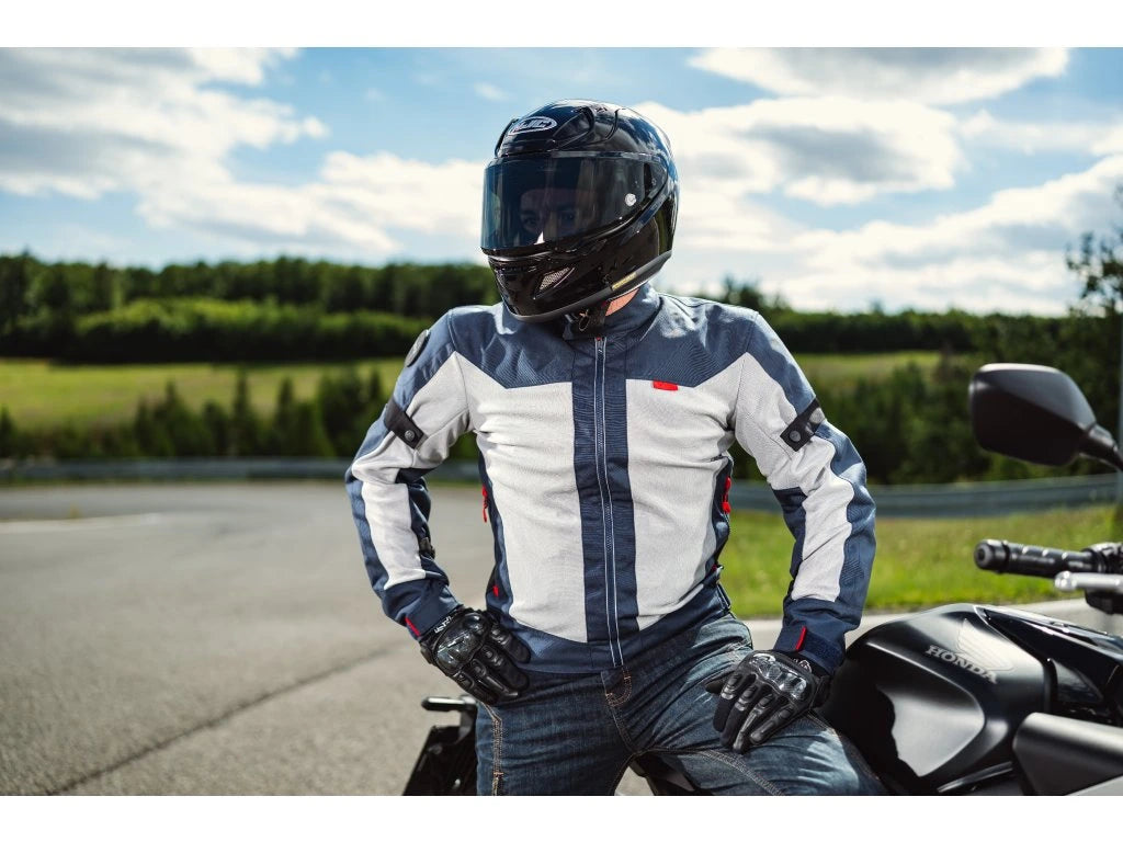 PSI Textiljacke VENTO blau-grau