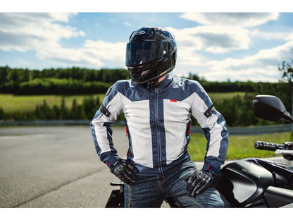 PSI Textiljacke VENTO blau-grau