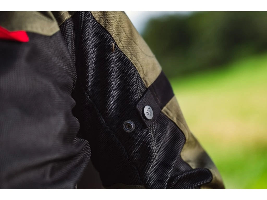 PSI Textiljacke VENTO grün-schwarz