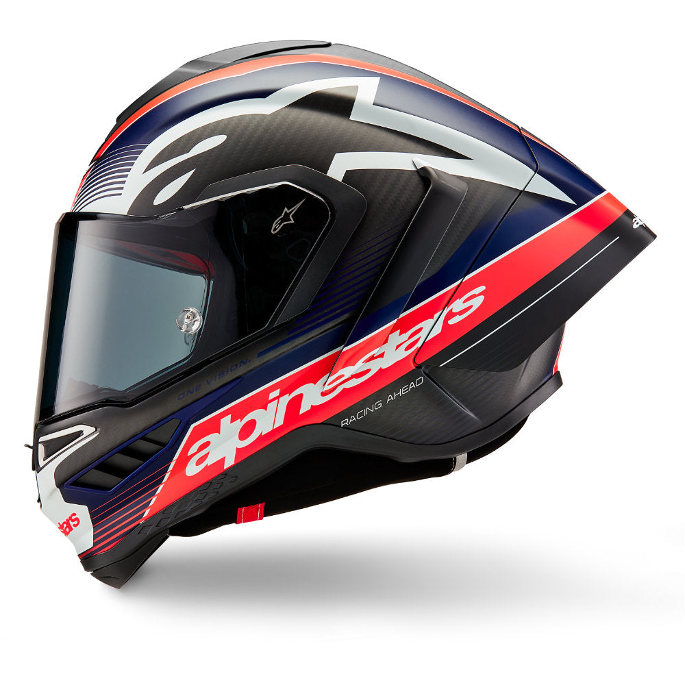 Alpinestars SUPERTECH R10 TEAM carbon-fluored-mattblue