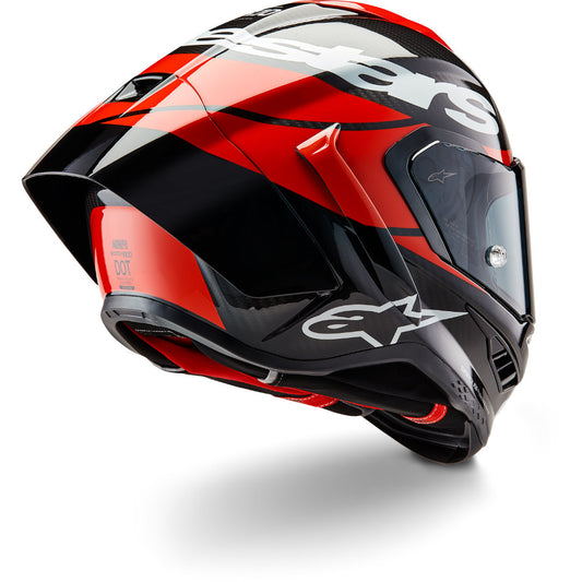 Alpinestars SUPERTECH R10 ELEMENT carbon-brightred-white