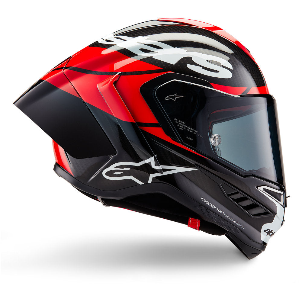 Alpinestars SUPERTECH R10 ELEMENT carbon-brightred-white