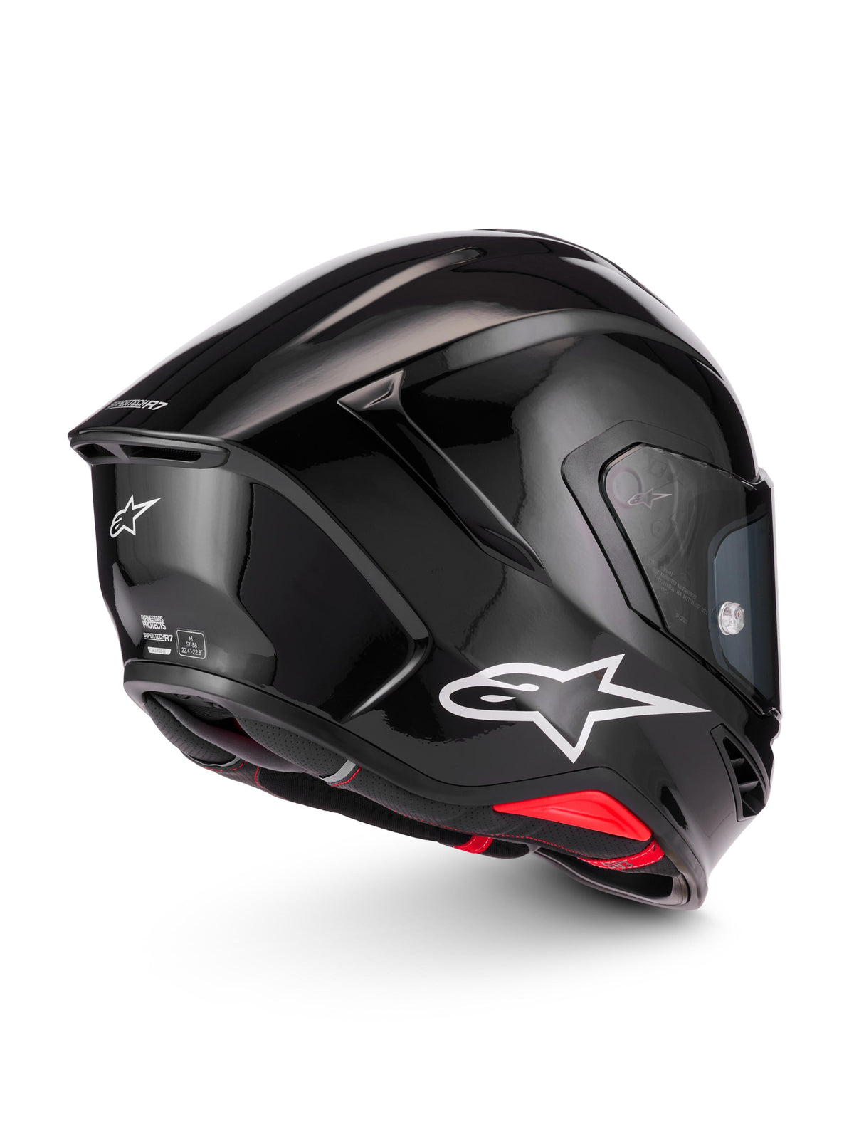 Alpinestars SUPERTECH R7 SOLID | BLACK GLOSSY