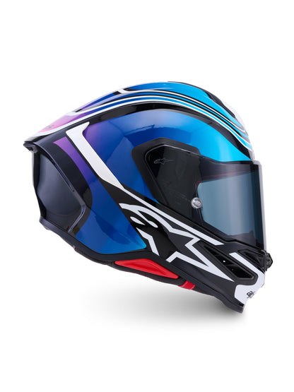 Alpinestars SUPERTECH R7 ZEAL | BLK BLUE PINK FL WHITE GLOSSY