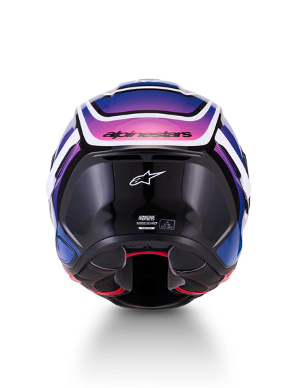 Alpinestars SUPERTECH R7 ZEAL | BLK BLUE PINK FL WHITE GLOSSY