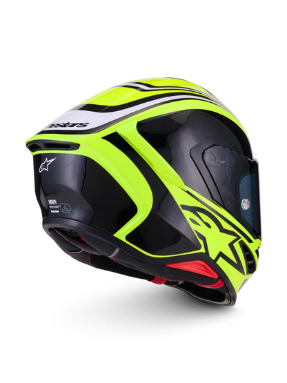 Alpinestars SUPERTECH R7 ZEAL | YELLOW FL BLACK WHITE GLOSSY