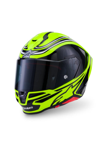 Alpinestars SUPERTECH R7 ZEAL | YELLOW FL BLACK WHITE GLOSSY