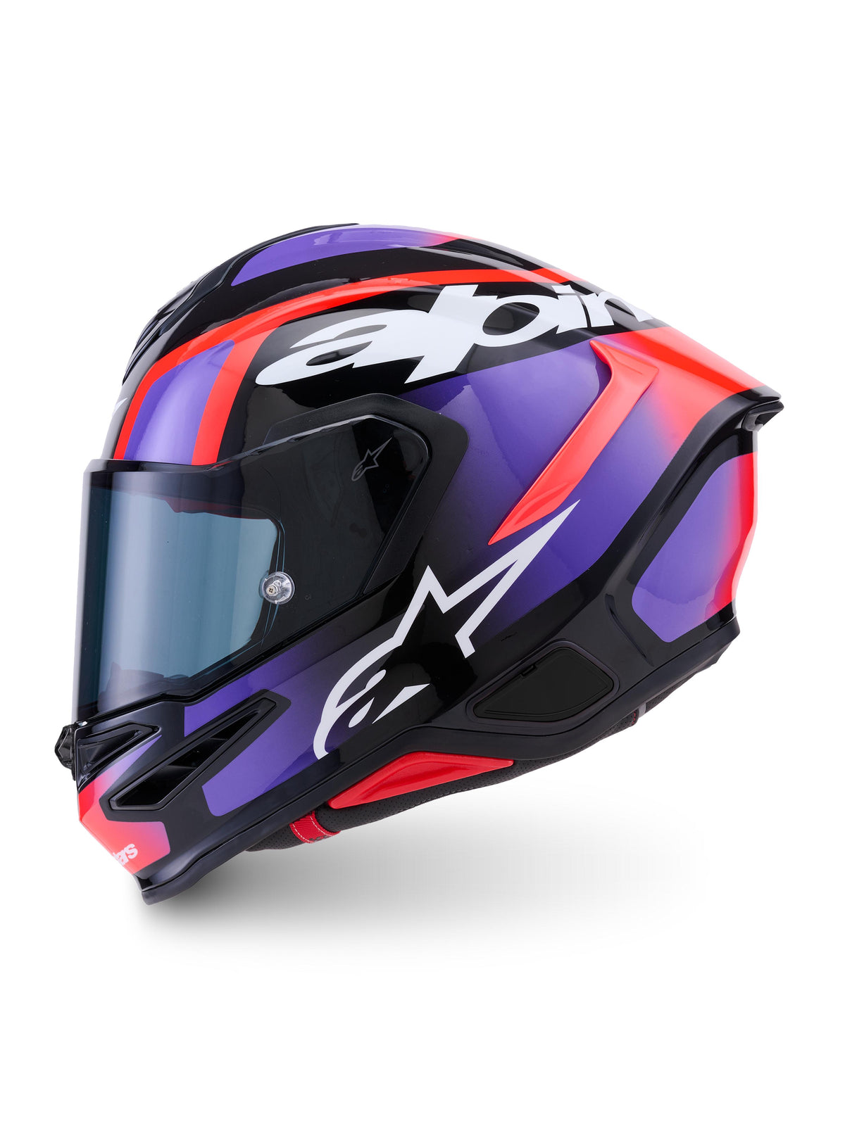 Alpinestars SUPERTECH R7 LUMEN | BCK PURPLE RED FL WHITE GLOSSY