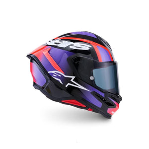 BCK PURPLE RED FL WHITE GLOSSY