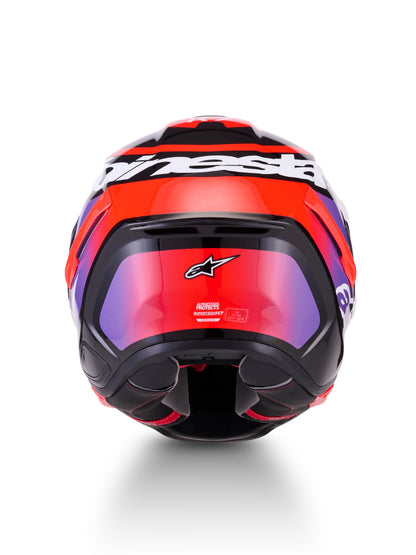 Alpinestars SUPERTECH R7 LUMEN | BCK PURPLE RED FL WHITE GLOSSY