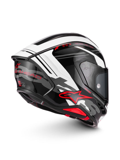 Alpinestars SUPERTECH R7 A-CORE | BLACK WHITE RED GLOSSY