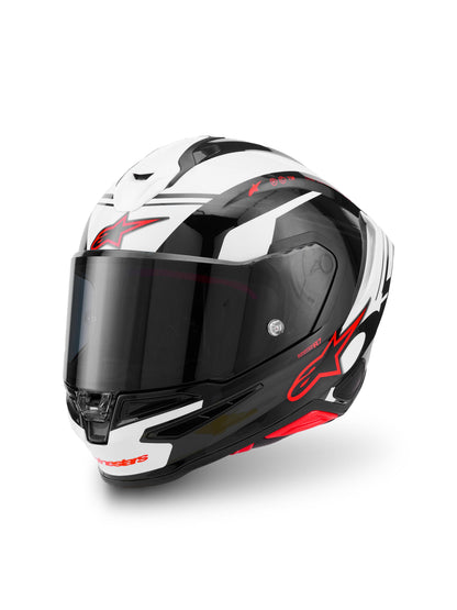 Alpinestars SUPERTECH R7 A-CORE | BLACK WHITE RED GLOSSY