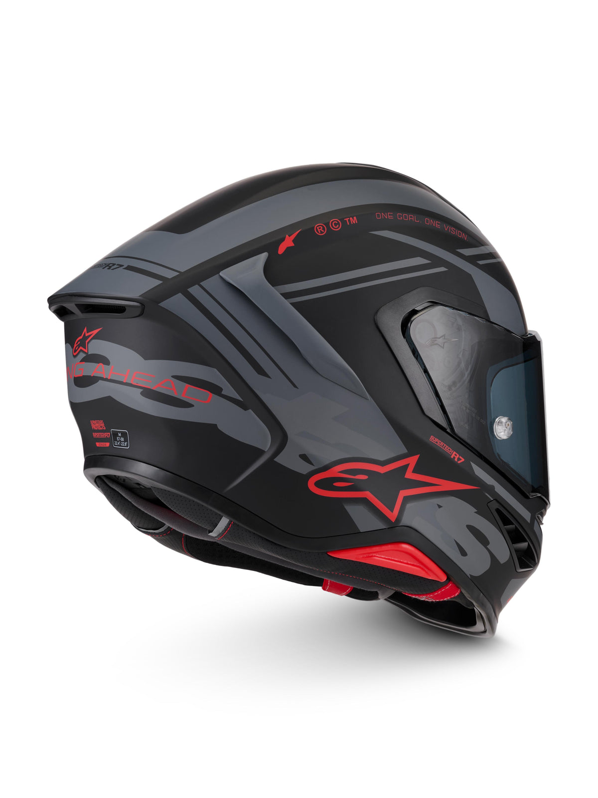 Alpinestars SUPERTECH R7 A-CORE | BLACK GRAY RED MATT