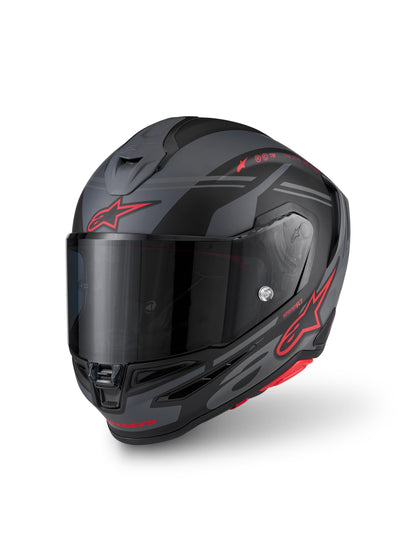 Alpinestars SUPERTECH R7 A-CORE | BLACK GRAY RED MATT
