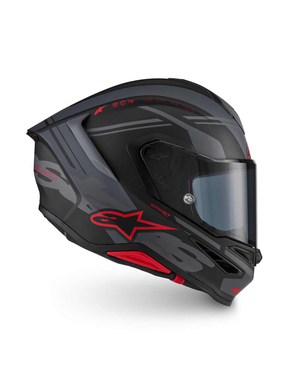 Alpinestars SUPERTECH R7 A-CORE | BLACK GRAY RED MATT