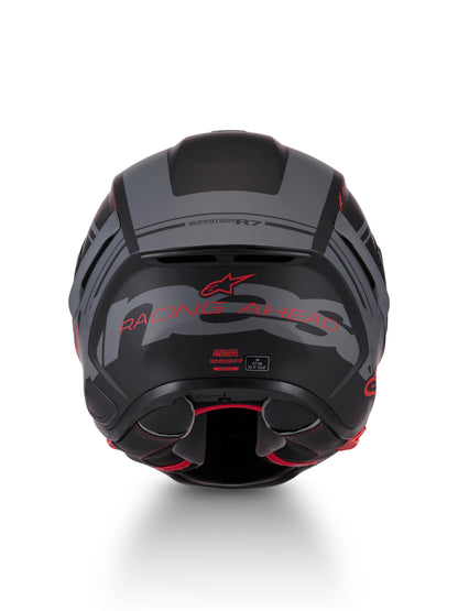 Alpinestars SUPERTECH R7 A-CORE | BLACK GRAY RED MATT