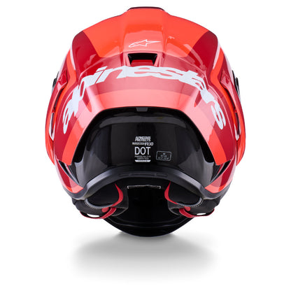 Alpinestars SUPERTECH R10 ARIUS black-white-double red glossy