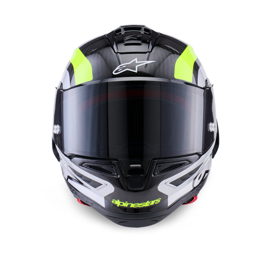 Alpinestars SUPERTECH R10 ARIUS black-silver-yellow fluo glossy