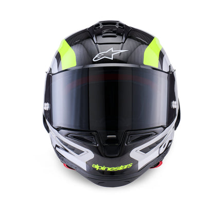 Alpinestars SUPERTECH R10 ARIUS black-silver-yellow fluo glossy