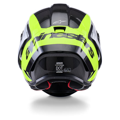 Alpinestars SUPERTECH R10 ARIUS black-silver-yellow fluo glossy