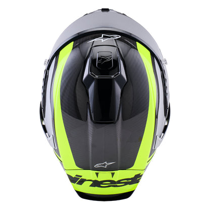 Alpinestars SUPERTECH R10 ARIUS black-silver-yellow fluo glossy