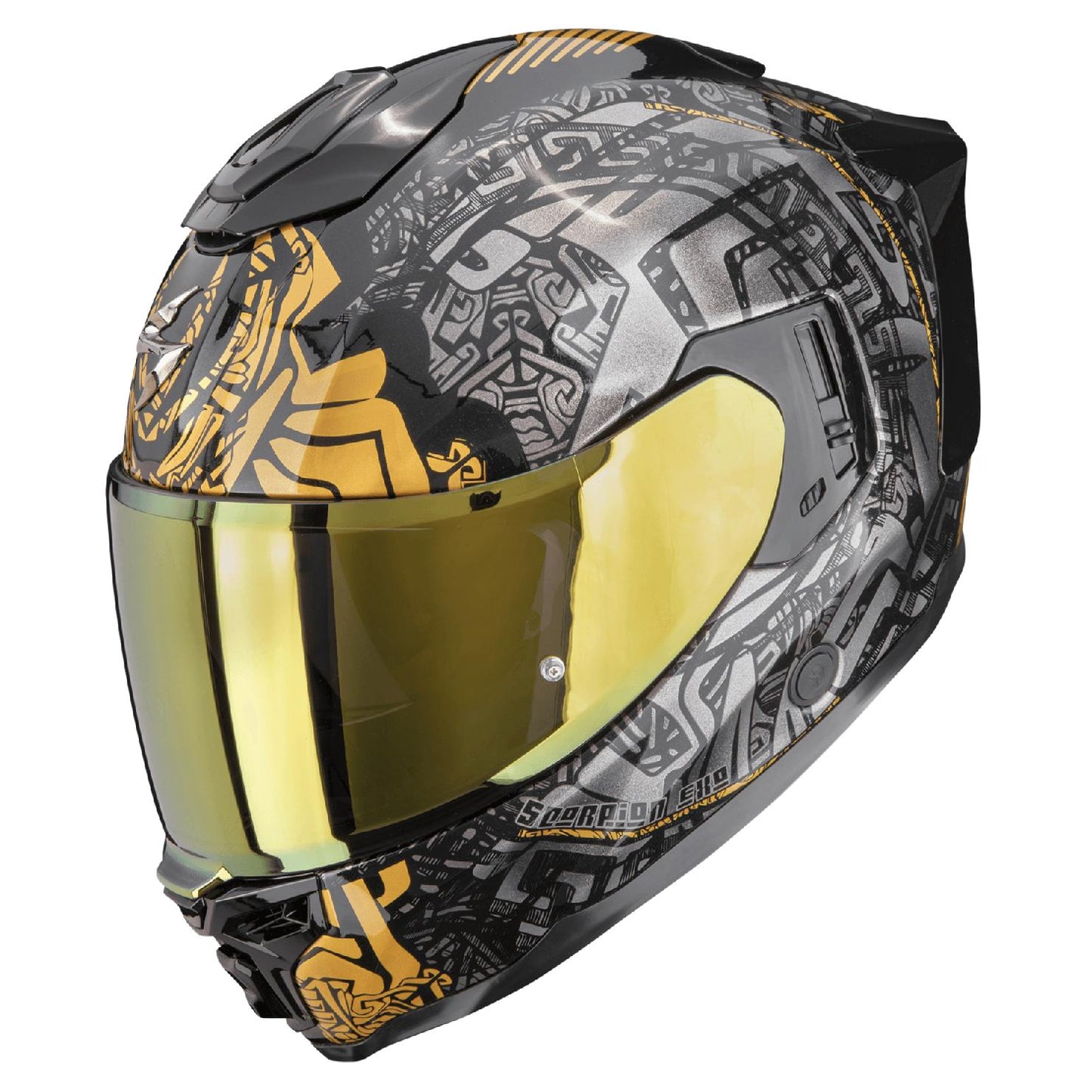 Scorpion EXO-1500 AIR APUS Schwarz-Grau-Gold