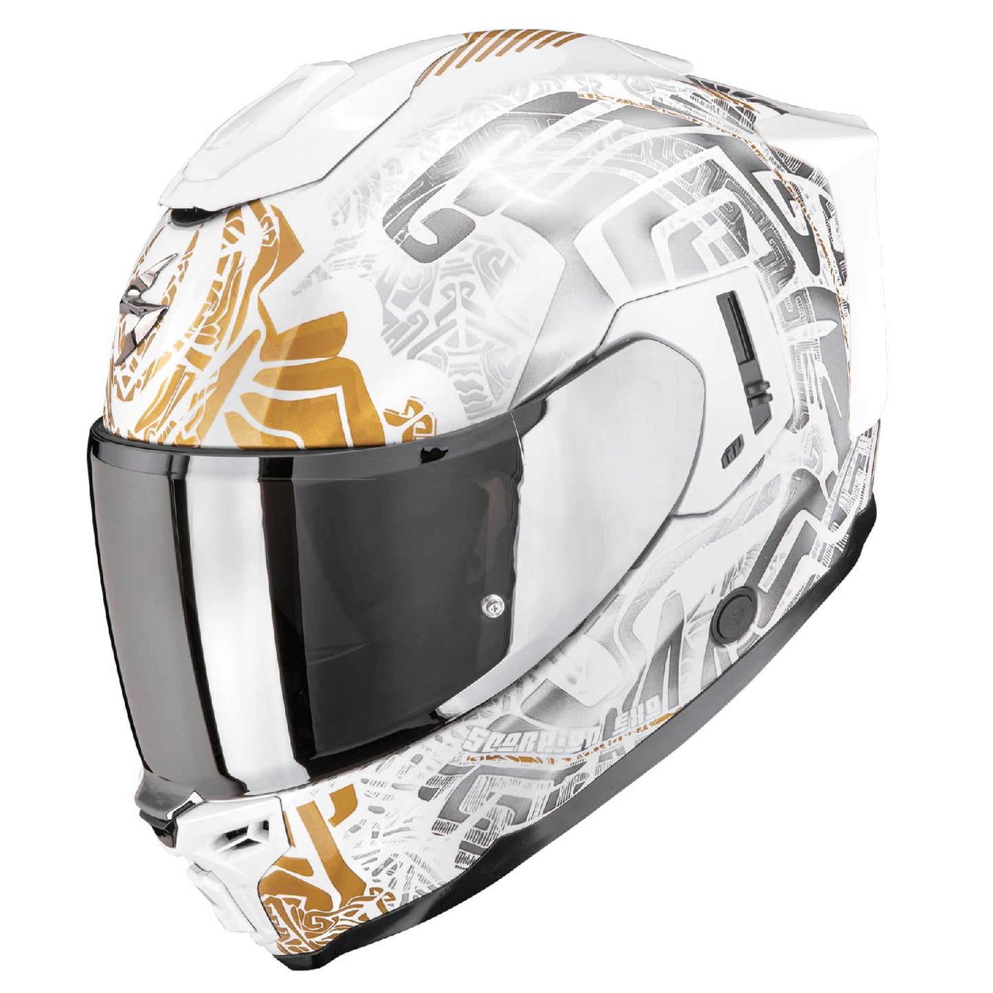 Scorpion EXO-1500 AIR APUS Perlmuttweis-Grau-Gold