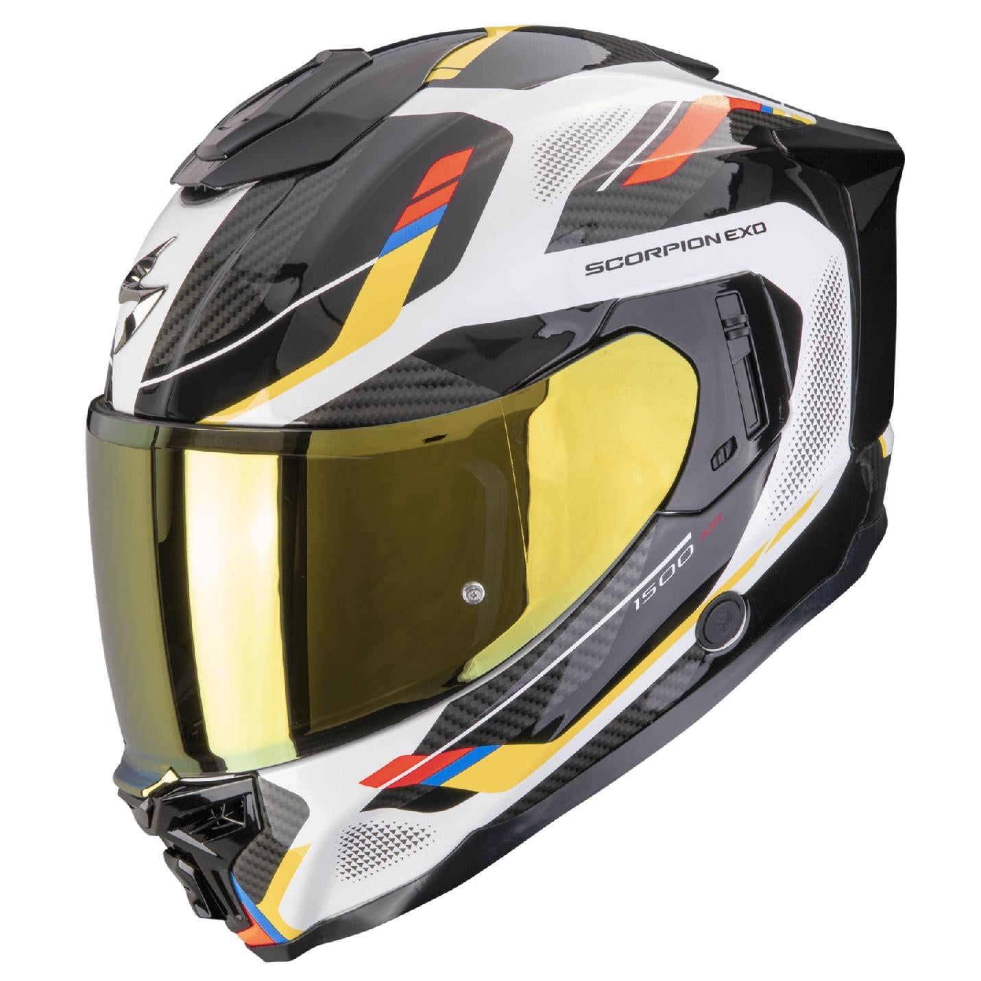 Scorpion EXO-1500 AIR SLEEK Weis-Blau-Gelb
