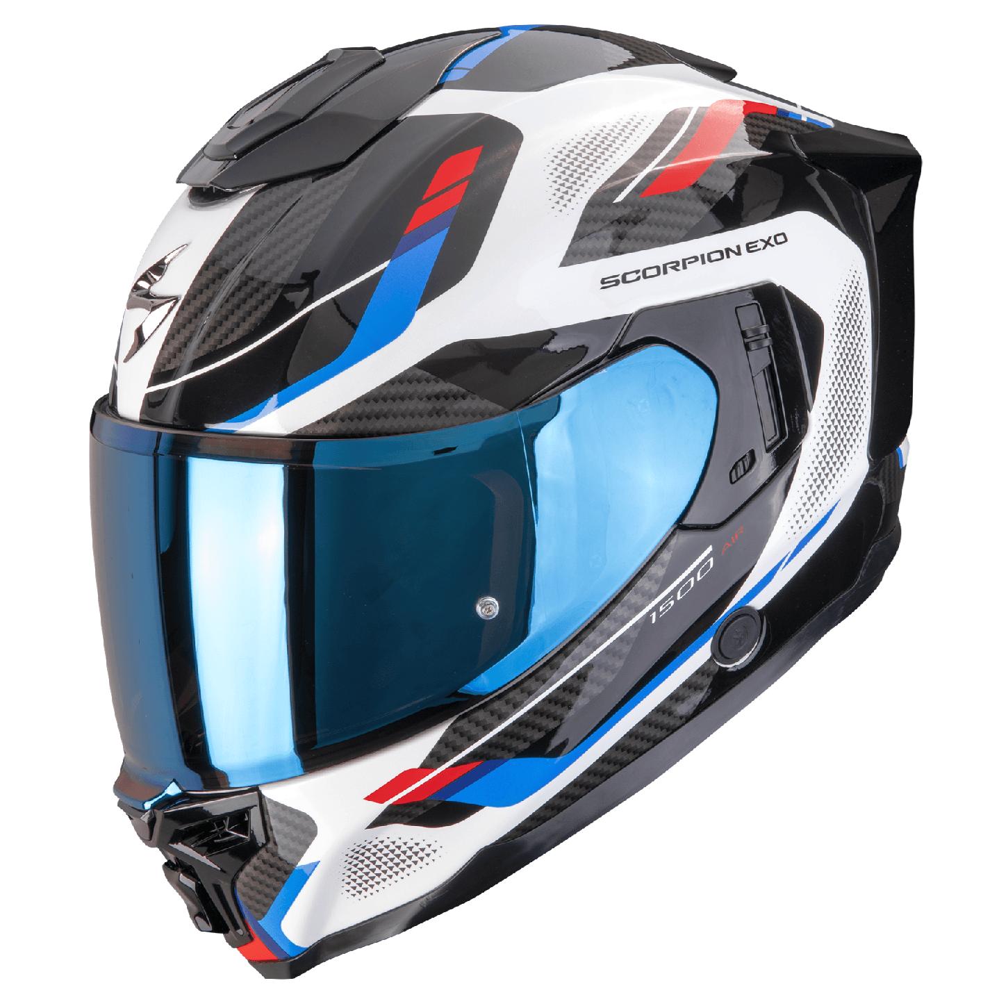 Scorpion EXO-1500 AIR SLEEK Weis-Rot-Blau