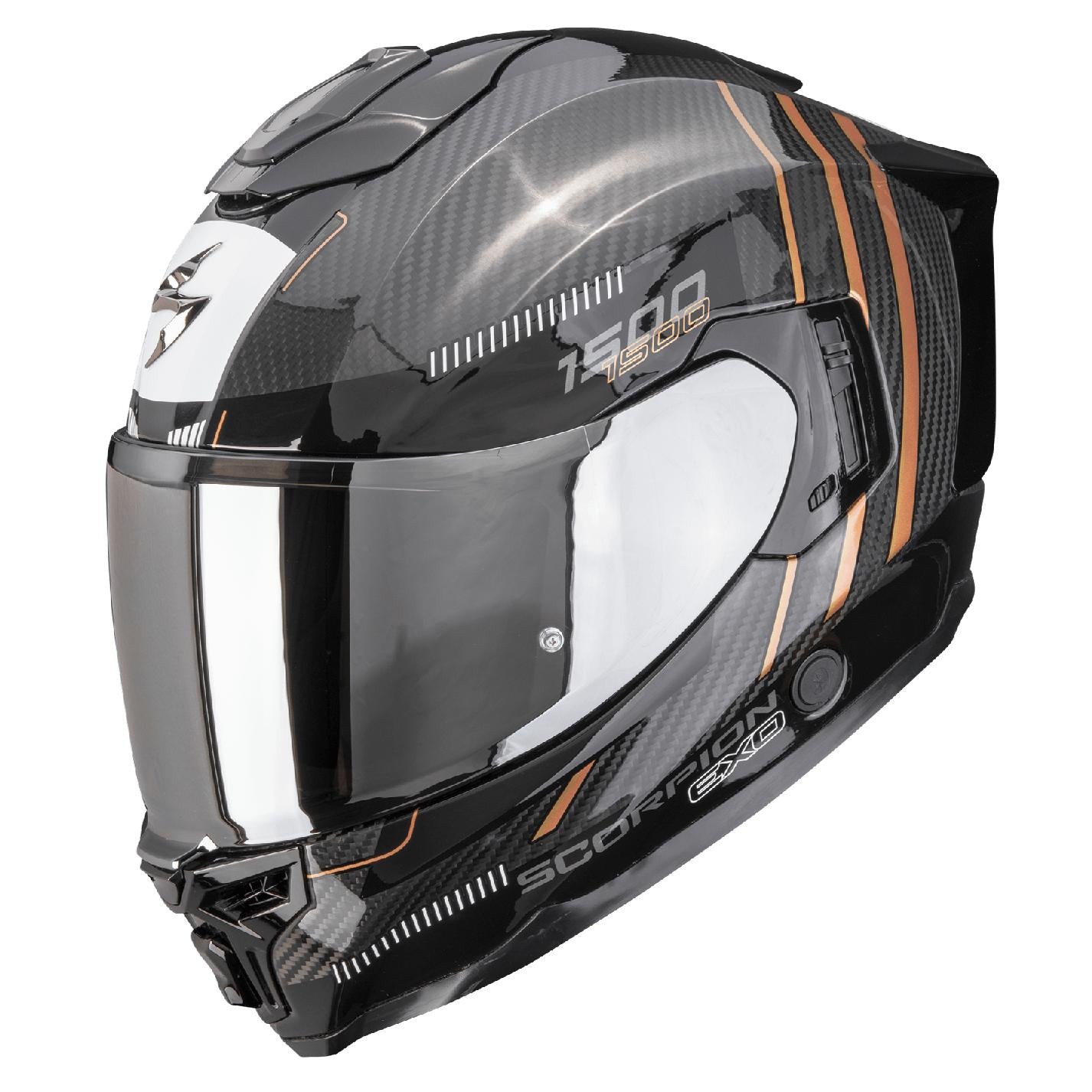 Scorpion EXO-1500 CARBON AIR ZITY Schwarz-Kupfer