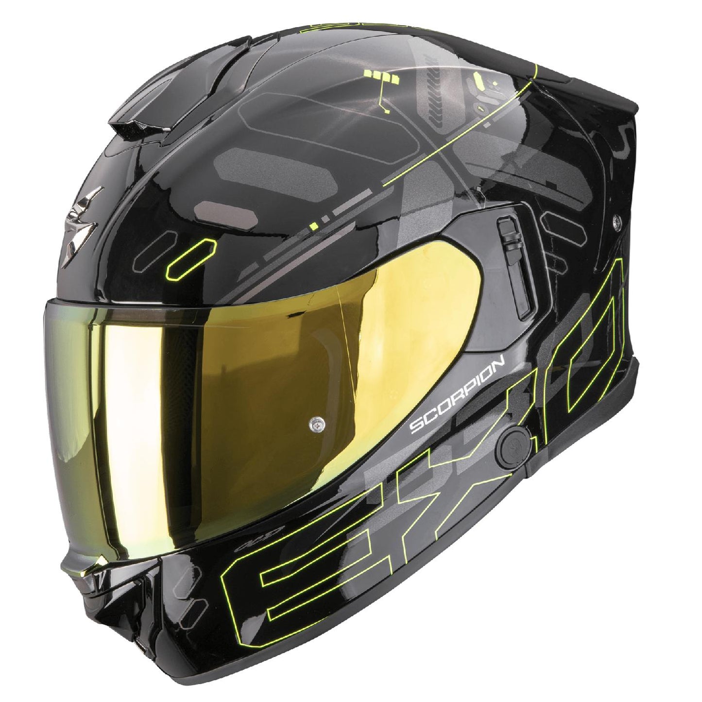 Scorpion EXO-530 AIR FOND Schwarz-Neon Gelb