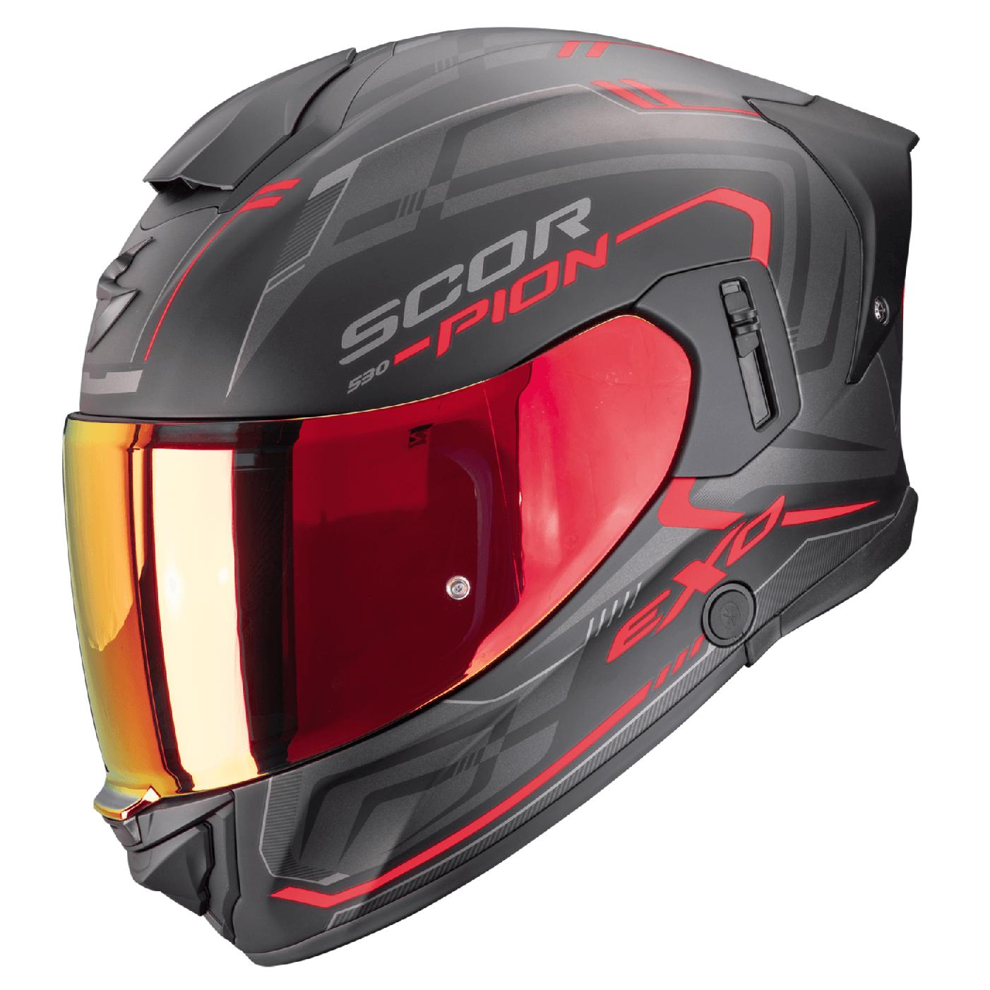 Scorpion EXO-530 AIR SLOPE Matt Schwarz-Rot